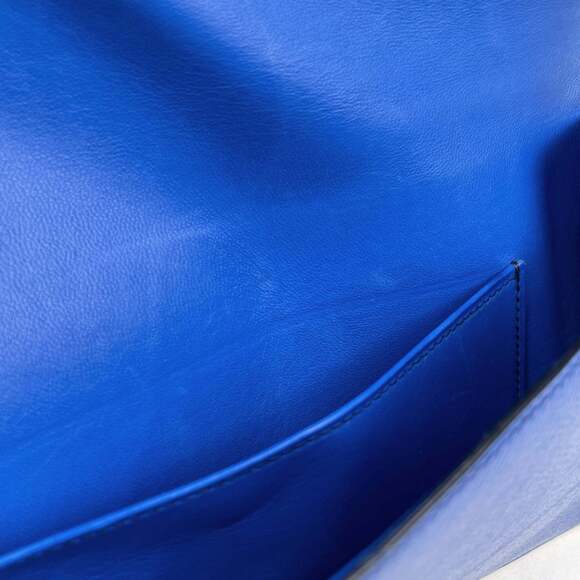 Hermès HERMES logo clutch bag H Couchbel blue 〇V women's - Picture 7 of 9